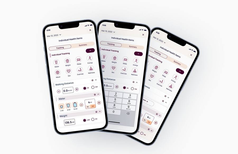 Ourself Health app — individual health tracking